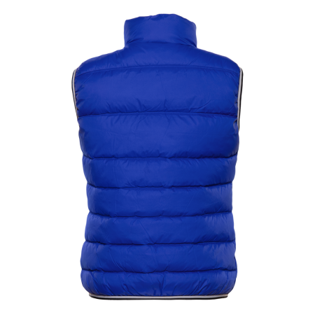 Синий утепленный женский жилет, оптом | Мерч, униформа и текстиль для бизнеса photo-1