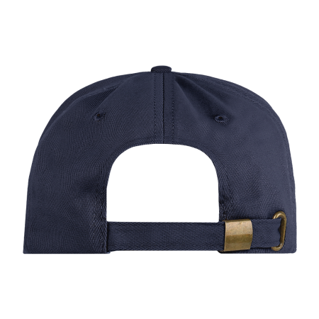 Темно-синяя бейсболка арт. 12, 5 клиньев из 100% хлопка, 260 гр/м2, оптом | Мерч, униформа и текстиль для бизнеса  photo-3