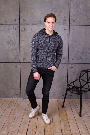 Черная толстовка STAN арт. 67 на молнии, вязаный флис 100% полиэстер, 320 гр/м2 | Мерч, униформа и текстиль для бизнеса photo-5