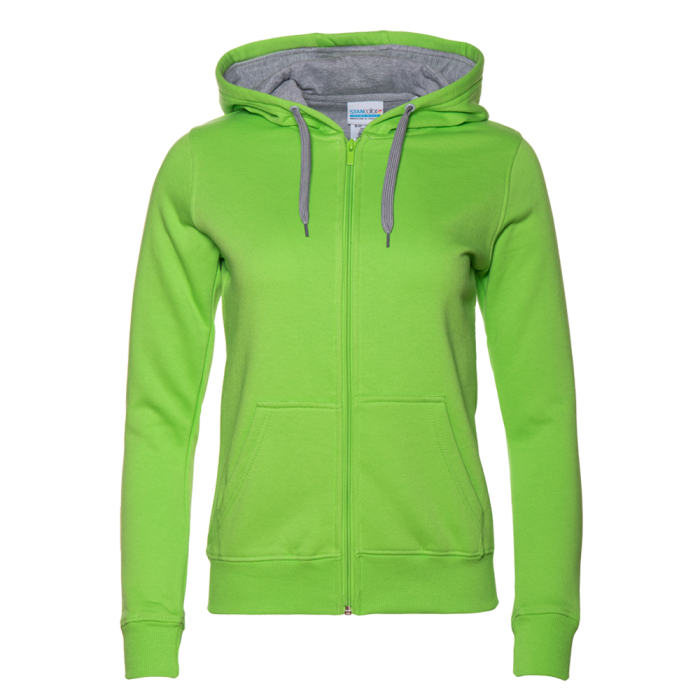 Женская ярко-зеленая толстовка STAN арт. 17W, футер с начесом, 60% хлопок 40% полиэстер, 280 гр/м2 — оптом | Мерч, униформа и текстиль для бизнеса фото-0