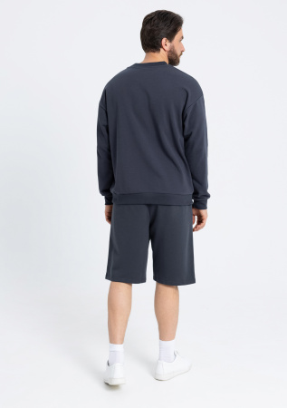 Графитовые однотонные шорты арт. 98, 65% хлопок, 35% полиэстер, оптом | Мерч, униформа и текстиль для бизнеса photo-4