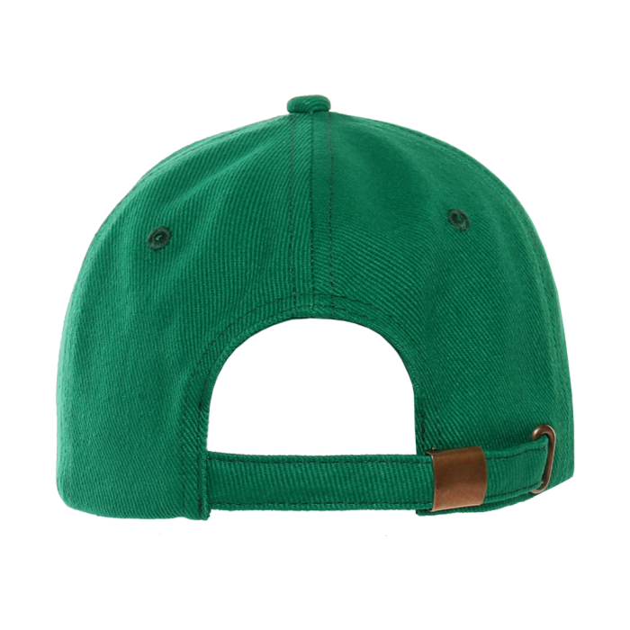 Зеленая бейсболка арт. 06, 6 клиньев из 100% хлопка, 330 гр/м2, оптом | Мерч, униформа и текстиль для бизнеса  фото-3