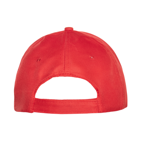 Красная бейсболка арт. 10P, 5 клиньев из 100% полиэстера, 150 гр/м2, оптом | Мерч, униформа и текстиль для бизнеса  photo-4