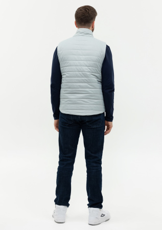 Светло-серый ультралёгкий жилет арт. 87, 100% нейлон, оптом | Мерч, униформа и текстиль для бизнеса photo-11