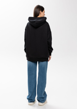 Худи унисекс STAN  оверсайз 320, 69, Чёрный (20) | Мерч, униформа и текстиль для бизнеса photo-6