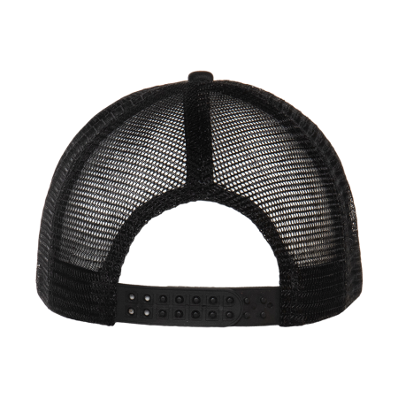 Черная бейсболка с сеткой арт. 33, 5 клиньев из 100% полиэстера | Мерч, униформа и текстиль для бизнеса  photo-4