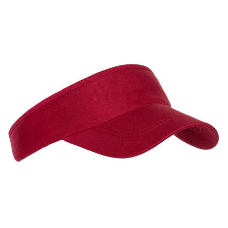 Бордовый козырек арт. 25U, 100% хлопок, 220 гр/м2, оптом | Мерч, униформа и текстиль для бизнеса  photo-0