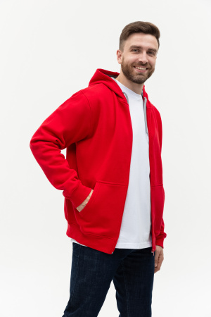 Красная толстовка арт. 17, футер с начесом, 60% хлопок, 40% полиэстер, 280 гр/м2 |  Мерч, униформа и текстиль для бизнеса photo-6