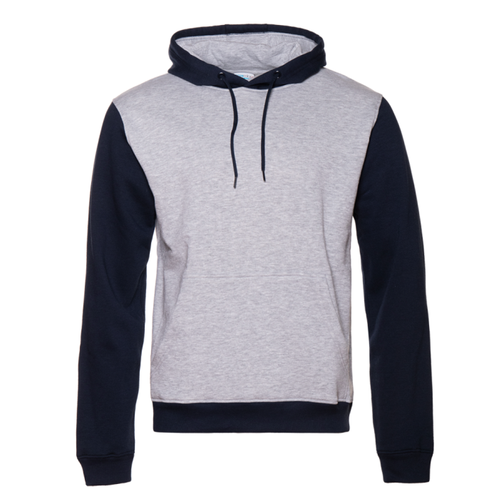 Серое/черное худи арт. 20, футер с начесом 60% хлопок, 40% полиэстер, 260 гр/м2 | Мерч, униформа и текстиль для бизнеса фото-0