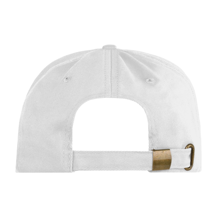 Белая бейсболка арт. 12, 5 клиньев из 100% хлопка, 260 гр/м2, оптом | Мерч, униформа и текстиль для бизнеса  фото-3