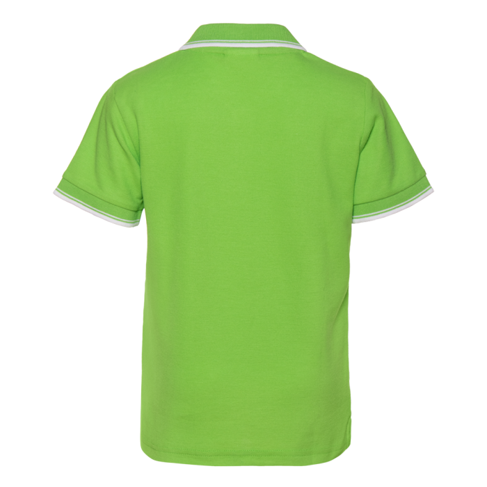 Детская ярко-зеленая рубашка поло арт. 04TJ, 80% хлопок, 20% полиэстер, 185 гр/м2, оптом | Мерч, униформа и текстиль для бизнеса  фото-1