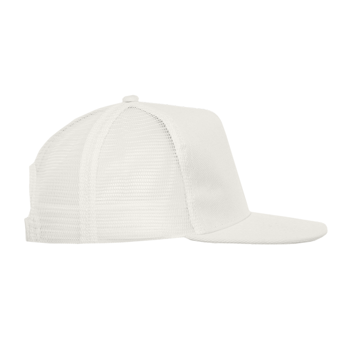 Бейсболка прямой козырёк STAN 5 клиньев хлопок 330,09, Молочный (11) фото-1