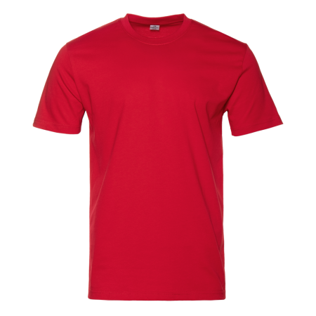 Красная футболка арт. 08U прямого кроя из 100% хлопка, 180 гр/м2, оптом | Мерч, униформа и текстиль для бизнеса  photo-0