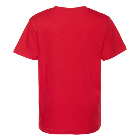 Красная детская футболка арт. 06U оверсайз кроя из 100% хлопка, 140 гр/м2, оптом | Мерч, униформа и текстиль для бизнеса photo-1