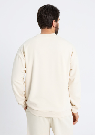 Свитшот унисекс STAN футер без начёса, 350, 96, Молочный (11) | Мерч, униформа и текстиль для бизнеса photo-7