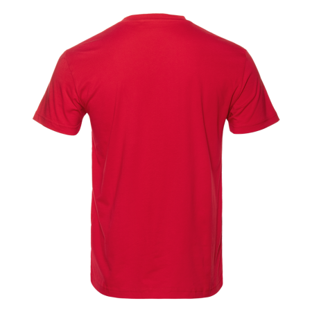 Красная футболка арт. 51 прямого кроя из 100% хлопка, 150 гр/м2, оптом | Мерч, униформа и текстиль для бизнеса  photo-2