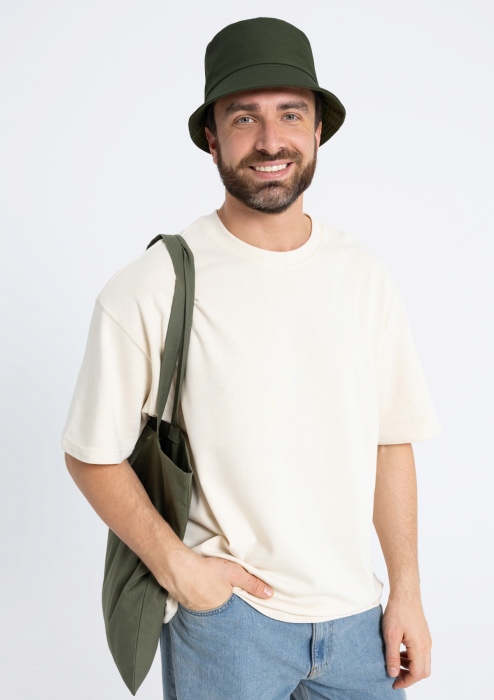 Зеленая панама арт. 14UC, 100% хлопок, 200 гр/м2, оптом | Мерч, униформа и текстиль для бизнеса  фото-1