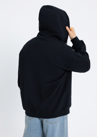 Толстовка  ОNE SIZE, с капюшоном на молнии футер без начёса 350, 72, Черный (20) | Мерч, униформа и текстиль для бизнеса photo-7