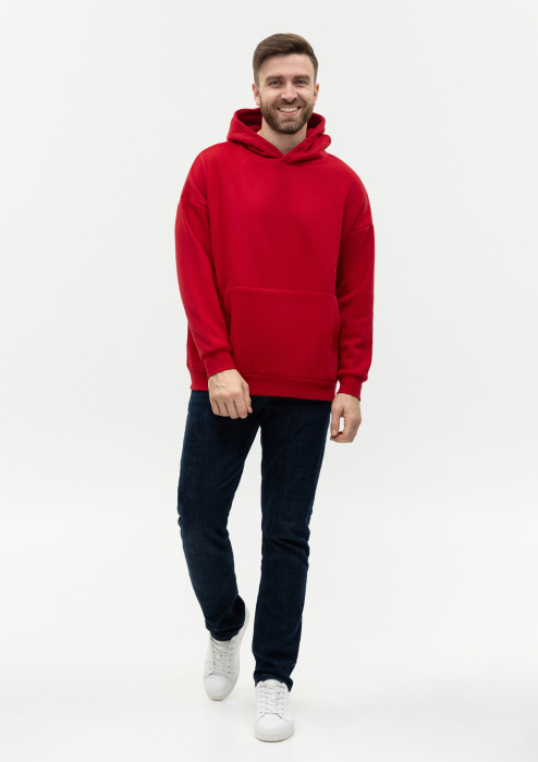 Худи унисекс STAN  оверсайз 320, 69, Т-Красный (014) | Мерч, униформа и текстиль для бизнеса фото-4