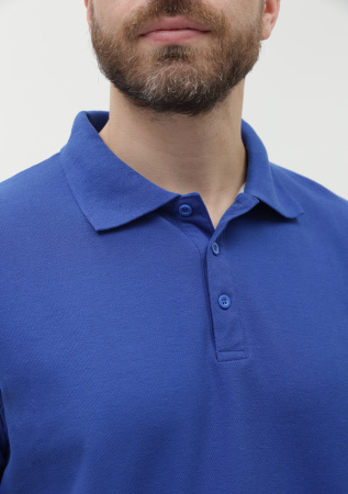Рубашка поло мужская  STAN хлопок/полиэстер 185, 04, Синий (16) photo-7