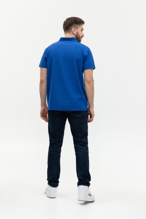 Рубашка поло мужская  STAN хлопок/полиэстер 185, 04, Синий (16) photo-4