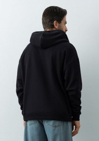 Толстовка оверсайз кроя арт. 100 из 100% хлопка (верх) и 100% полиэстера (подклад), 320 гр/м2, оптом | Мерч, униформа и текстиль для бизнеса  photo-4