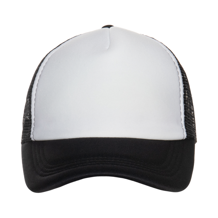 Белая бейсболка с сеткой арт. 33, 5 клиньев из 100% полиэстера | Мерч, униформа и текстиль для бизнеса  фото-3