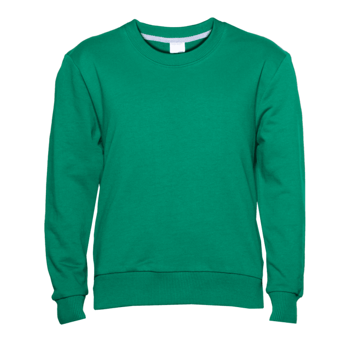Свитшот детский STAN футер без начёса, 260, 63J, Зелёный (30) | Мерч, униформа и текстиль для бизнеса фото-0