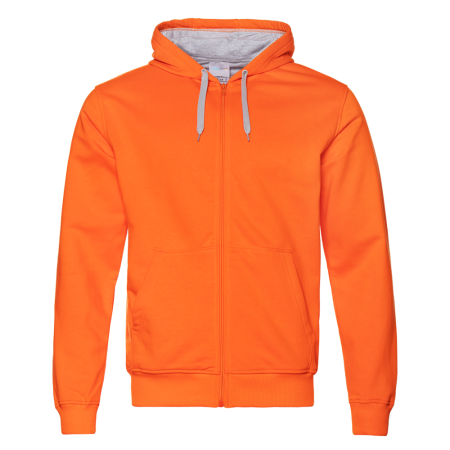 Толстовка  мужская STAN с капюшоном на молнии  футер с начёсом 280, 17,Оранжевый (28) | Мерч, униформа и текстиль для бизнеса photo-0