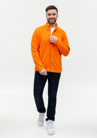 Толстовка унисекс STAN на молнии микрофлис 200, 21, Оранжевый (28) | Мерч, униформа и текстиль для бизнеса photo-4