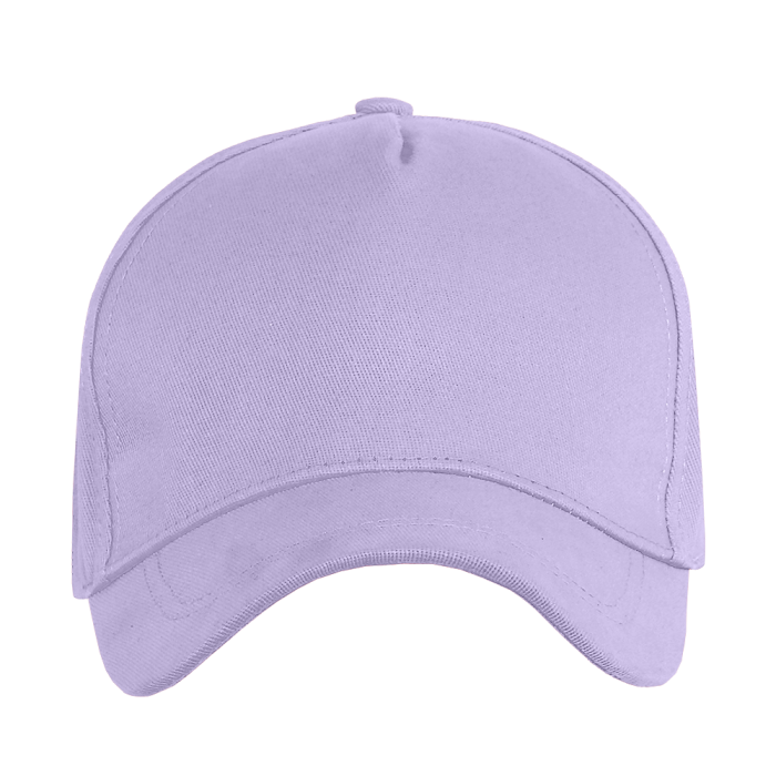 Лавандовая бейсболка арт. 12, 5 клиньев из 100% хлопка, 260 гр/м2, оптом | Мерч, униформа и текстиль для бизнеса  фото-2