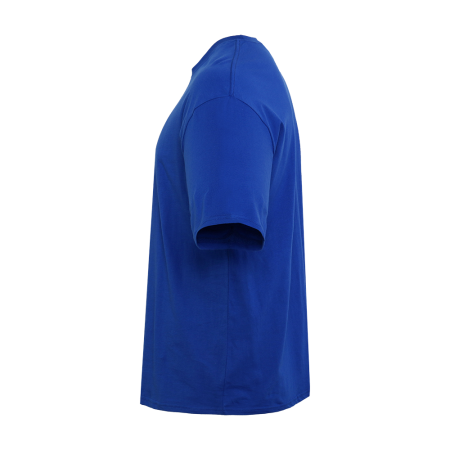 Синяя футболка арт. 39 оверсайз кроя, из 100% хлопка, 140 гр/м2, оптом | Мерч, униформа и текстиль для бизнеса   photo-2