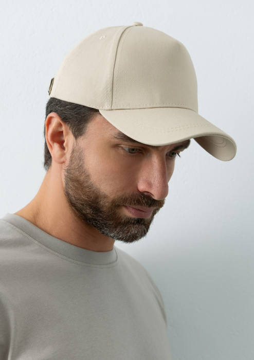 Молочная бейсболка 5 клиньев из 100% хлопка, оптом | Мерч, униформа и текстиль для бизнеса  фото-4