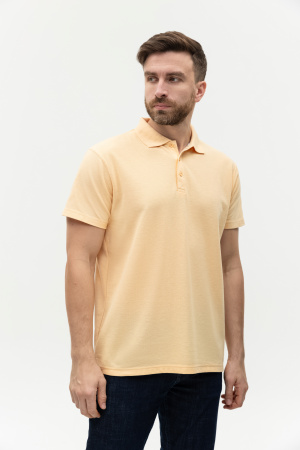Бежевая рубашка поло арт. 04, 65% хлопок, 35% полиэстер, 185 гр/м2, оптом | Мерч, униформа и текстиль для бизнеса  photo-5