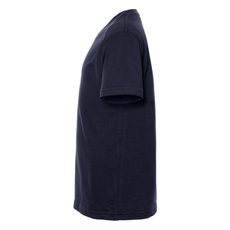 Тёмно-синяя детская футболка арт. 06U оверсайз кроя из 100% хлопка, 140 гр/м2, оптом | Мерч, униформа и текстиль для бизнеса photo-2