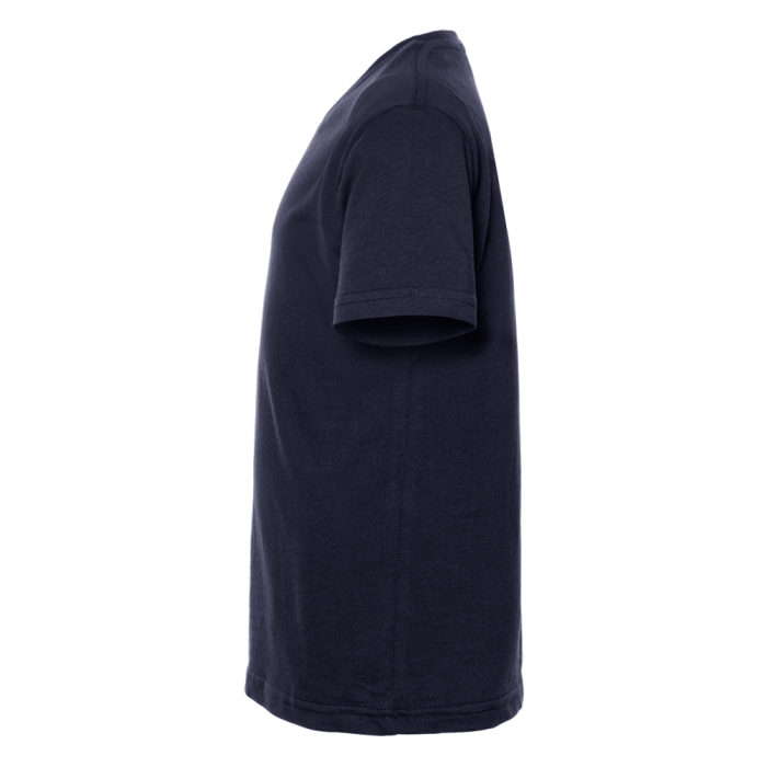 Тёмно-синяя детская футболка арт. 06U оверсайз кроя из 100% хлопка, 140 гр/м2, оптом | Мерч, униформа и текстиль для бизнеса фото-2