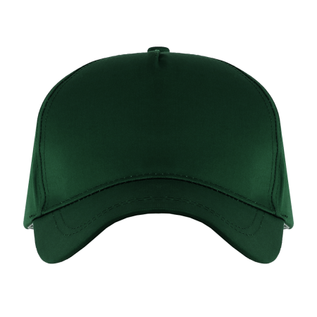 Темно-зеленая бейсболка 5 клиньев из 100% хлопка, 150 гр/м2, оптом | Мерч, униформа и текстиль для бизнеса  photo-2
