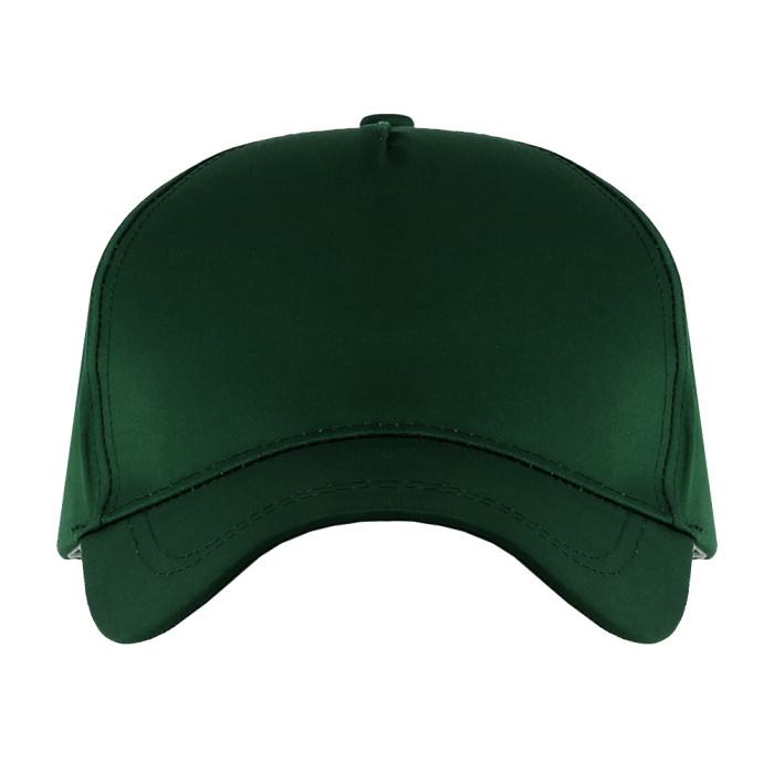 Темно-зеленая бейсболка 5 клиньев из 100% хлопка, 150 гр/м2, оптом | Мерч, униформа и текстиль для бизнеса  фото-2