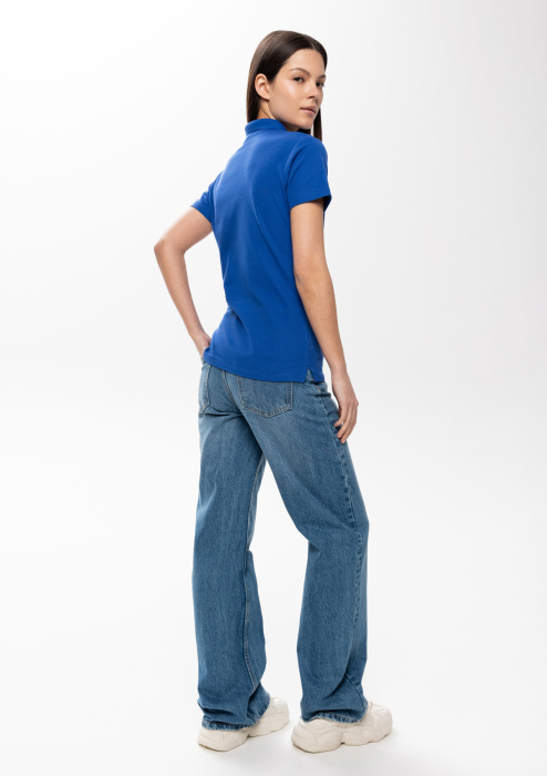 Рубашка поло женская STAN хлопок/полиэстер 185, 04WL, Синий (16) | Мерч, униформа и текстиль для бизнеса фото-4