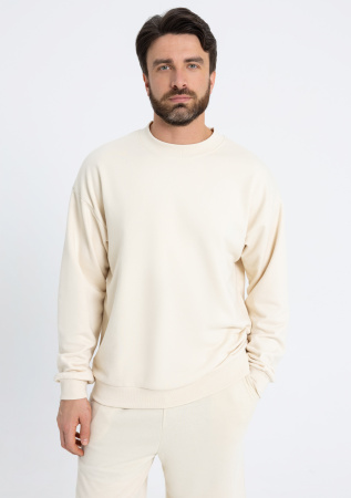 Свитшот унисекс STAN футер без начёса, 350, 96, Молочный (11) | Мерч, униформа и текстиль для бизнеса photo-8