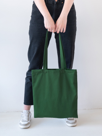 Сумка шопер STAN хлопок 38*42, 220, 200, Т-зелёный (130) photo-1