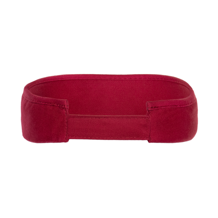 Бордовый козырек арт. 25U, 100% хлопок, 220 гр/м2, оптом | Мерч, униформа и текстиль для бизнеса  photo-3