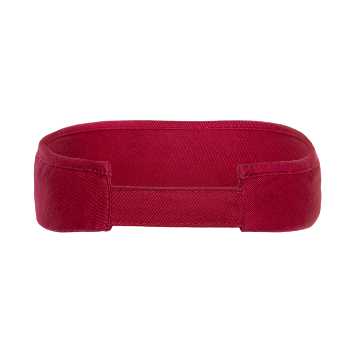 Бордовый козырек арт. 25U, 100% хлопок, 220 гр/м2, оптом | Мерч, униформа и текстиль для бизнеса  фото-3