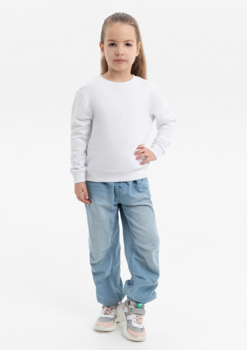 Свитшот детский STAN футер без начеса 260, 63J, Белый (10) | Мерч, униформа и текстиль для бизнеса фото-3