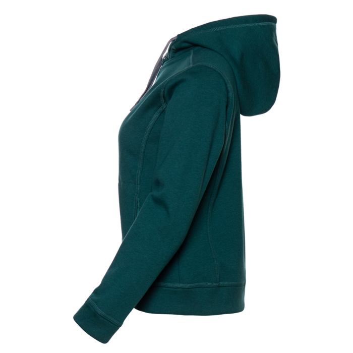 Толстовка женская STAN  с капюшоном на молнии сэндвич 320, 19, Изумрудный меланж (131) фото-1