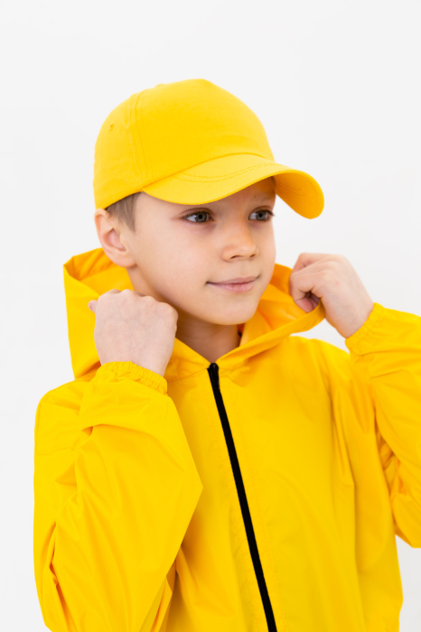 Оранжевая детская бейсболка 5 клиньев, оптом | Мерч, униформа и текстиль для бизнеса фото-4