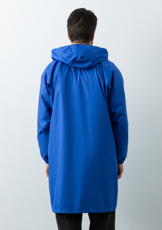 Синий однотонный дождевик пончо арт. 61, 100% полиэстер с водоотталкивающей пропиткой, оптом | Мерч, униформа и текстиль для бизнеса photo-5