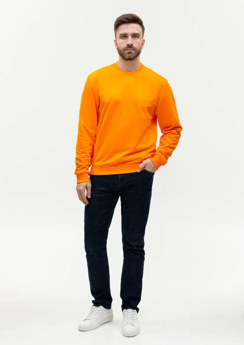 Свитшот унисекс STAN футер без начёса , 260, 63, Оранжевый (28) | Мерч, униформа и текстиль для бизнеса фото-1