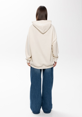 Худи унисекс STAN оверсайз футер без начёса 350, 66, Молочный (11) | Мерч, униформа и текстиль для бизнеса photo-13