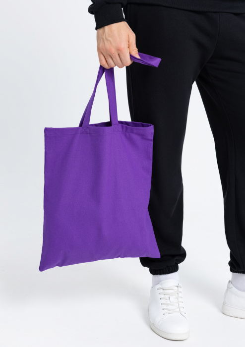Сумка шопер STAN хлопок 38*42, 200,201, Фиолетовый (94) фото-3